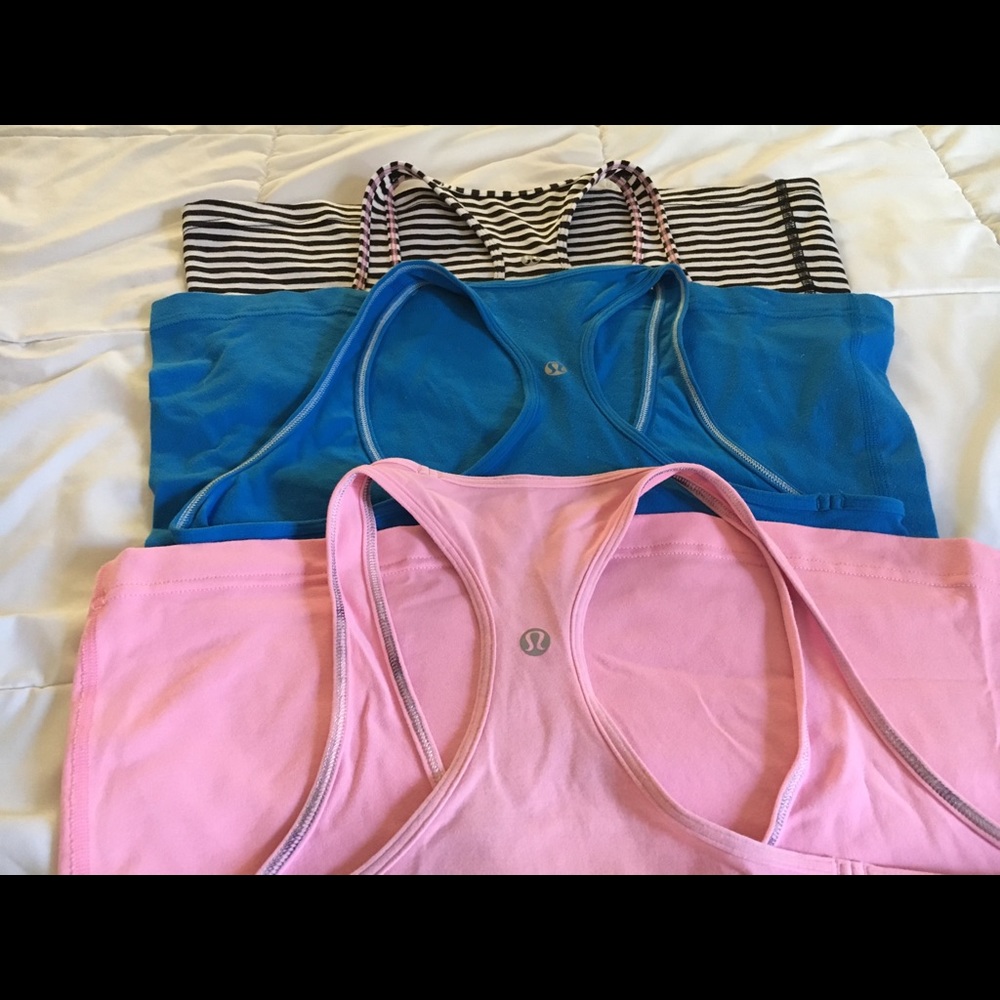Lululemon Cool Racerback tanks! Size 6.